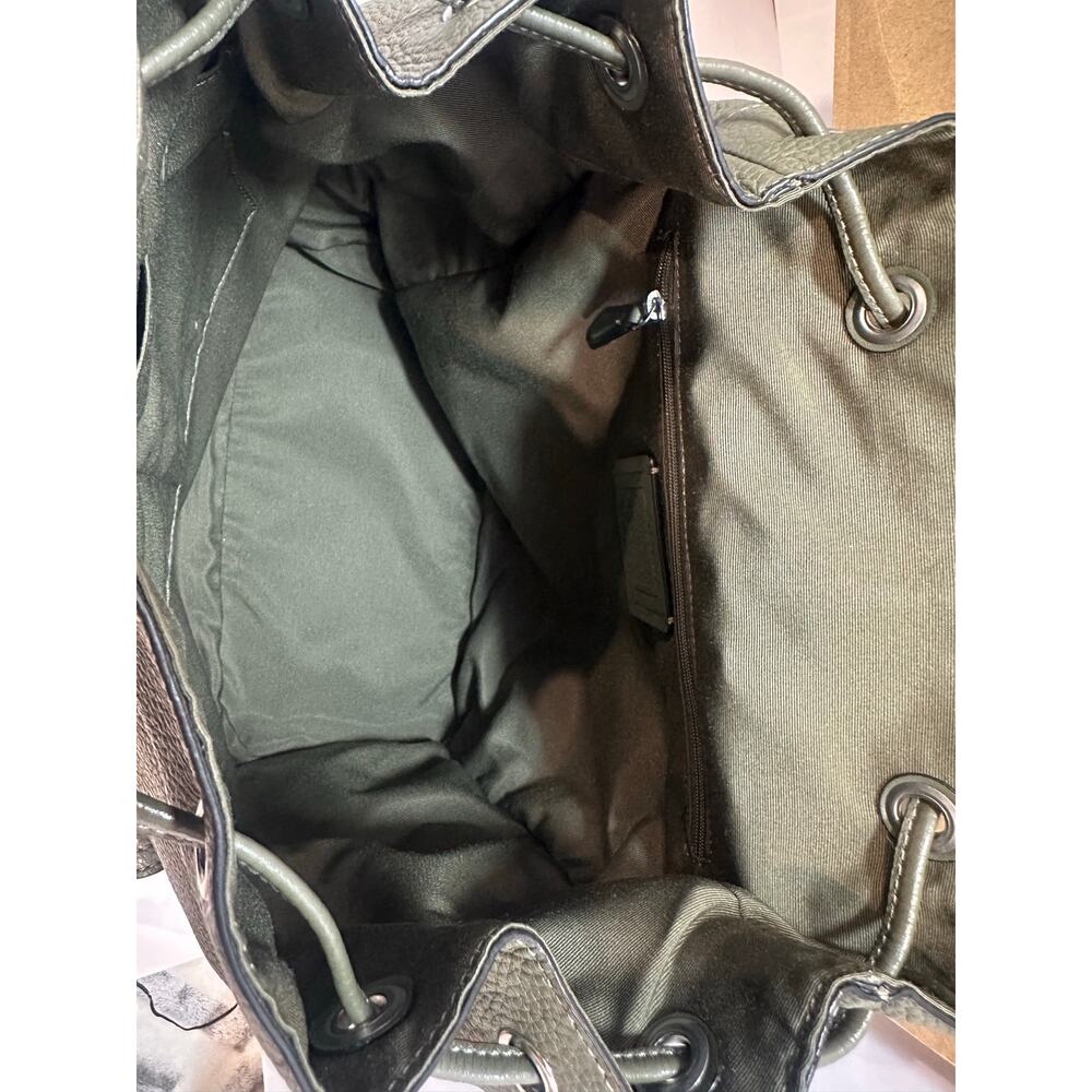 Coach Pennie Backpack 6145 Surplus Olive Green Pebbled Leather Original Tag - Picture 7 of 16